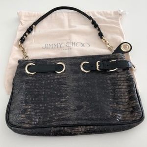 Jimmy Choo Python Shoulder/Clutch Bag